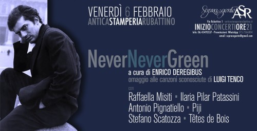 A Roma una serata omaggio a Luigi Tenco con le sue...